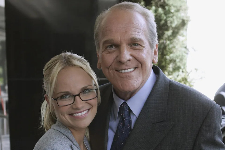 Mitchell Haddad/NBCU via getty Kristin Chenoweth and John Spencer on 'The West Wing' in 2005