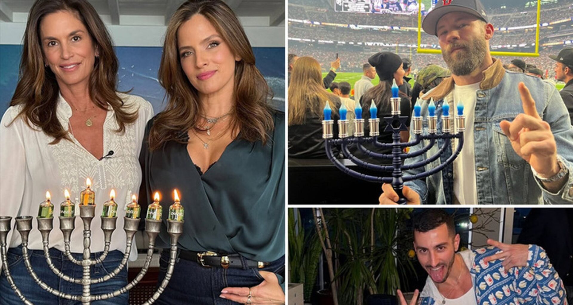 Stars Celebrating Hanukkah ... Chag Sameach!