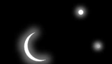 'Smiley face' moon won't happen, but see Christmas Tree Cluster