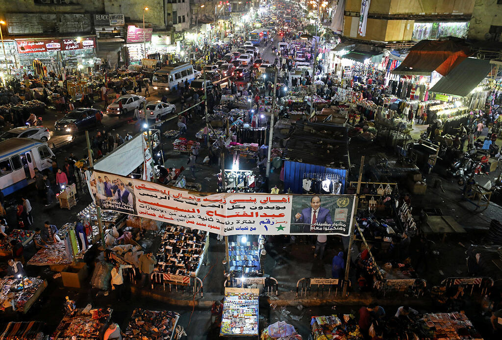 A market in Cairo. Purchase of military-made products is accompanied by a sense of national pride
