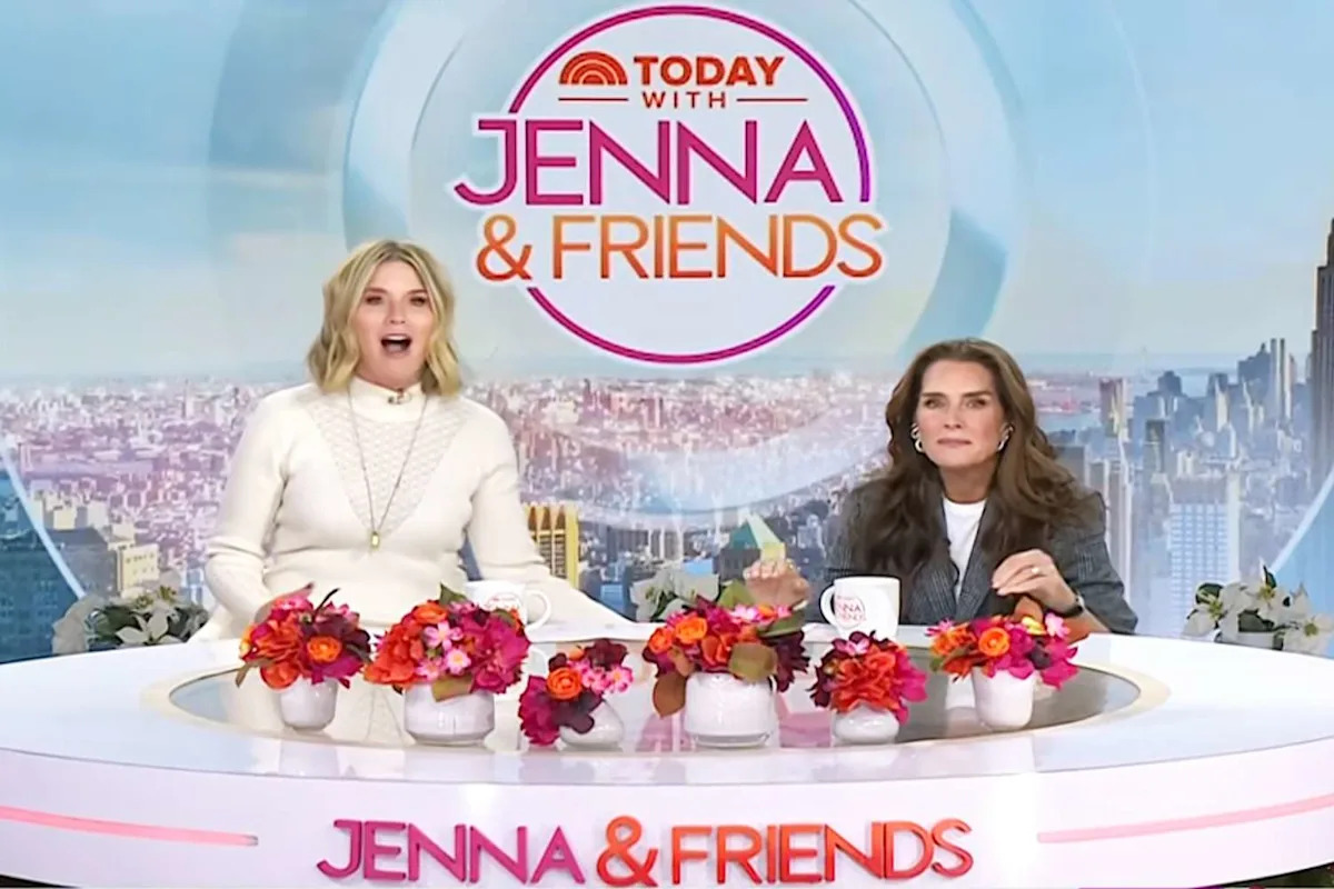 Brooke Shields Experiences Live Chair Mishap with Jenna Bush Hager on “Today”: 'I Get It, It's Your Show!'