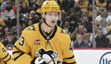 Penguins place forward Danton Heinen on waivers