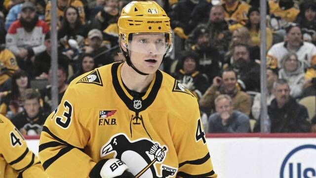 Penguins place forward Danton Heinen on waivers