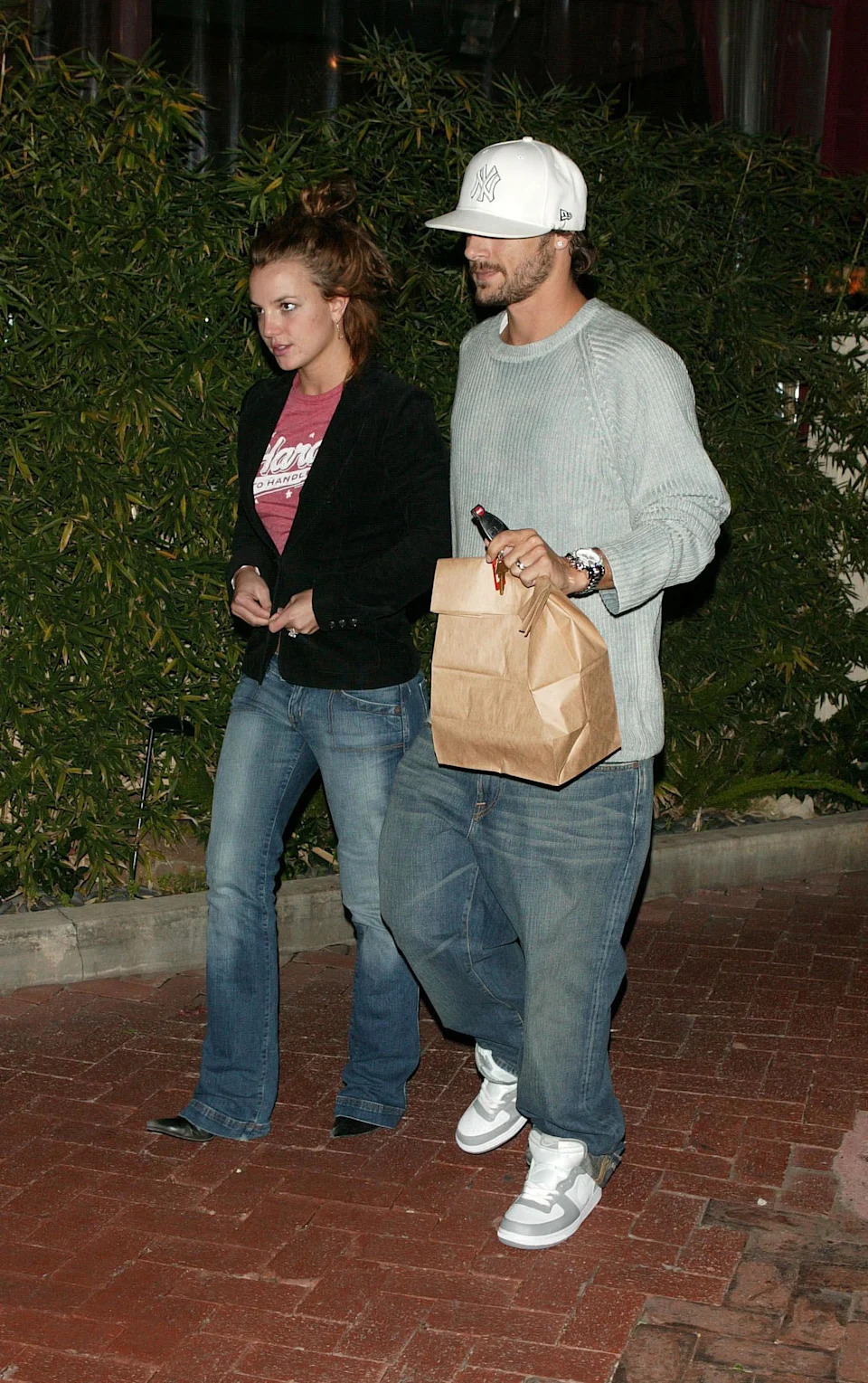 Kevin Federline and Britney Spears in 2004