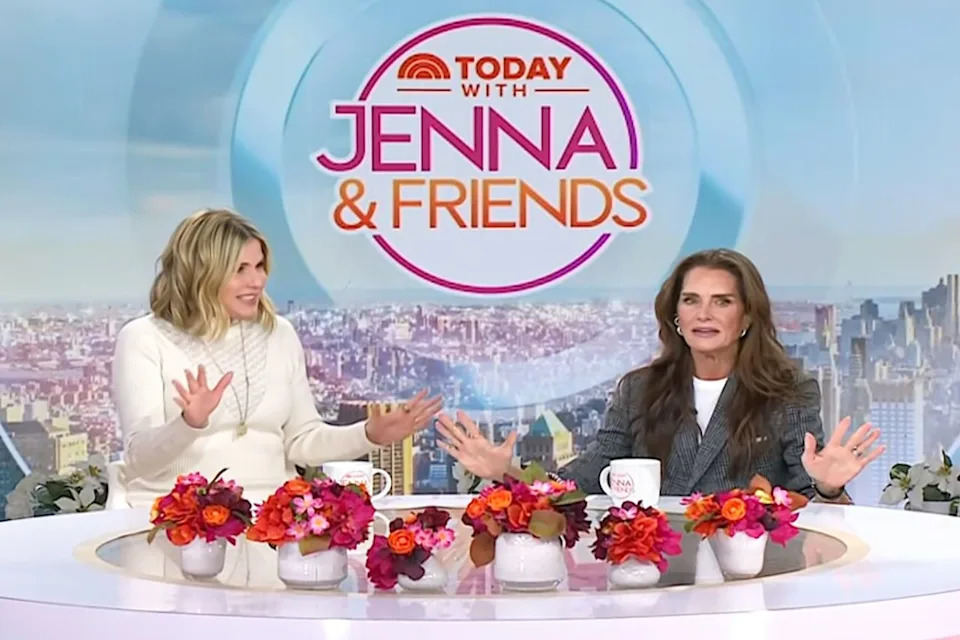 NBC From Left: Jenna Bush Hager and Brooke Shields on 'Today with Jenna & Friends.'