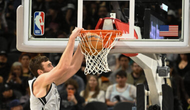 Spurs rebound from NBA Cup loss to beat Wizards 119-94