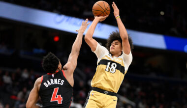 Keyshawn George scores 23 points and Wizards beat struggling Raptors 138-117