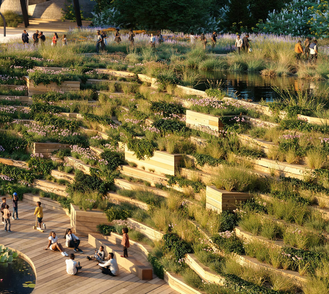 Albina Riverside’s terrace 