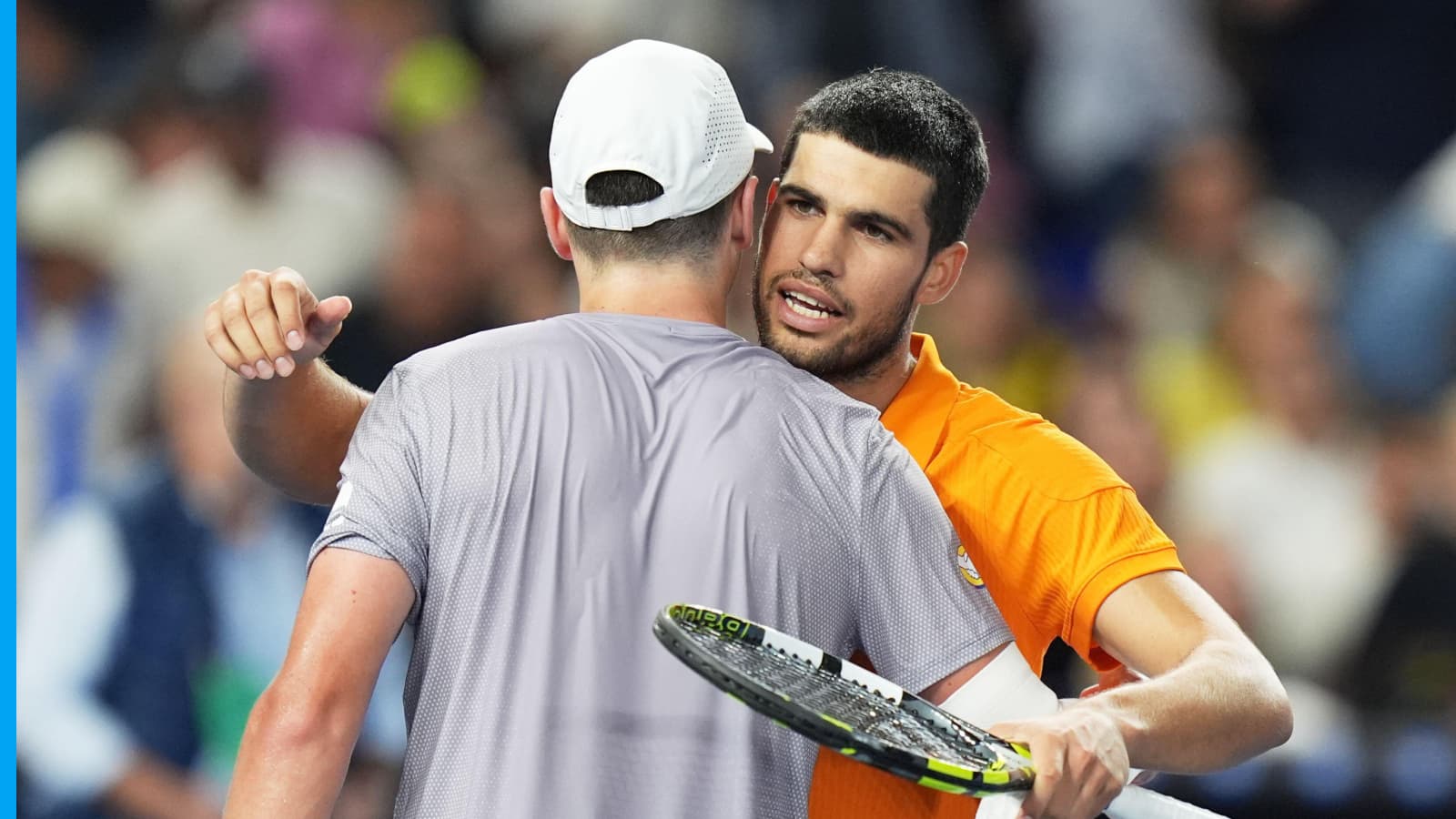 Carlos Alcaraz wins thrilling first Joao Fonseca meeting after losing comeback match