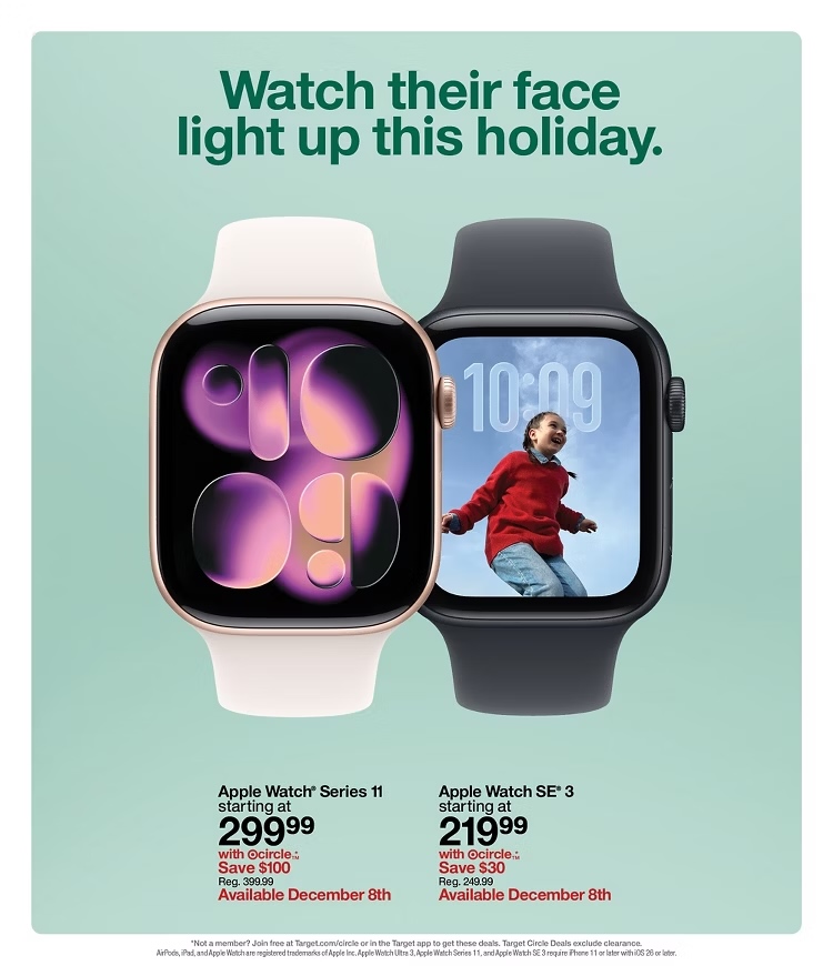 A advertisement for a smart watch
