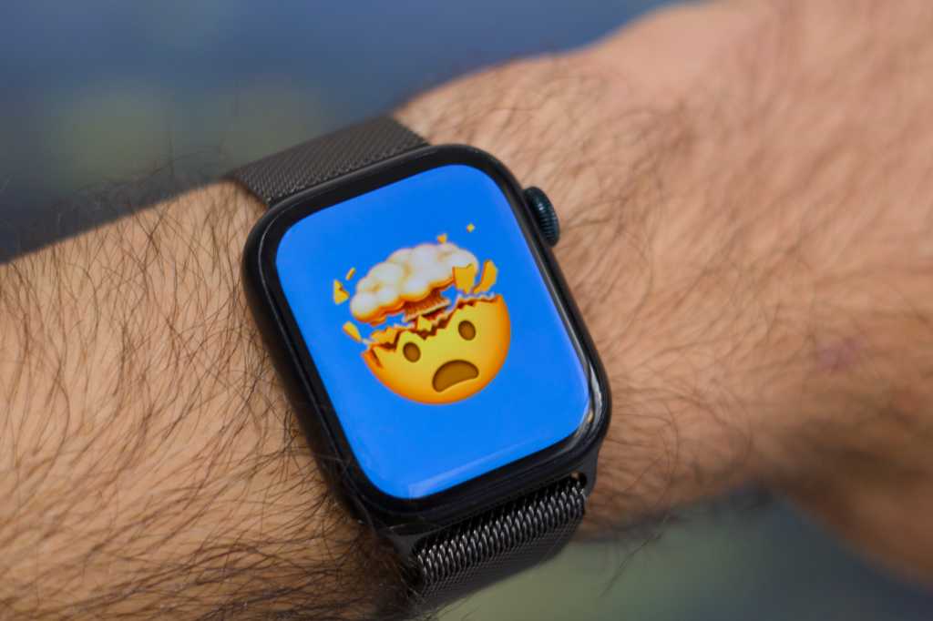 Apple Watch mind blown emoji