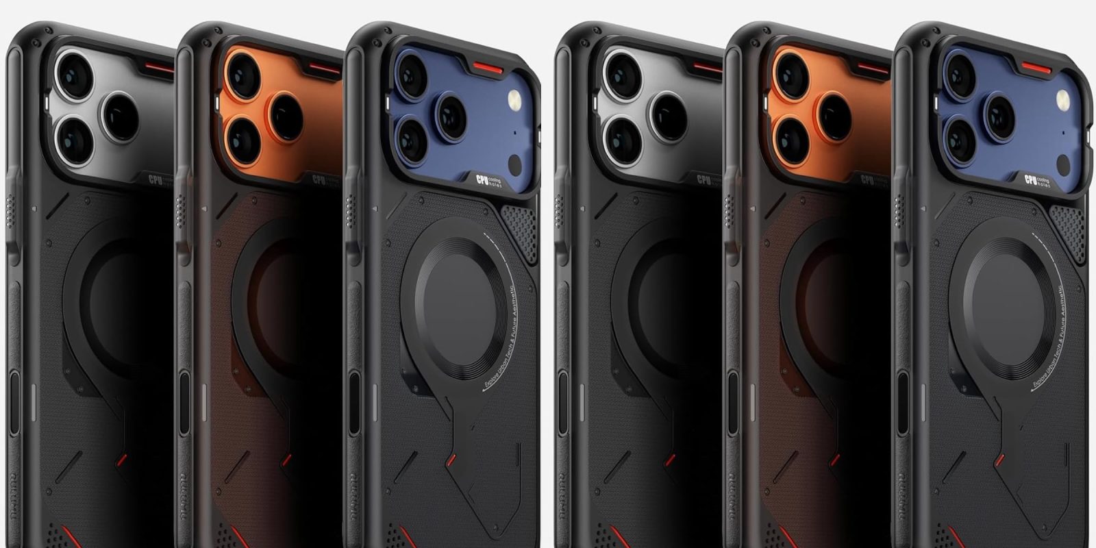 A group of cell phones