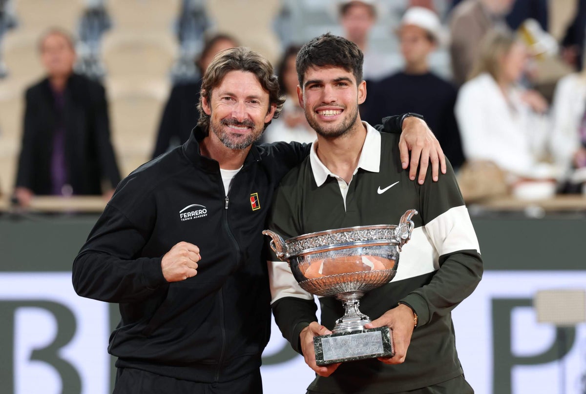 Carlos Alcaraz splits with coach Juan Carlos Ferrero after six Grand Slams and seven years