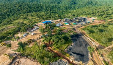 An aerial photo of the coal mine owned by UI Trustee Wilbur Milhouse III's namesake company, released by Enugu state government in 2023.
