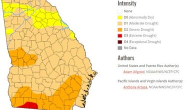 Christmas week sees return of drought conditions for Northeast Georgia