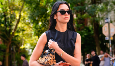 Dua Lipa went on vacation with Callum Turner in a vintage John Galliano leopard-print slip dress