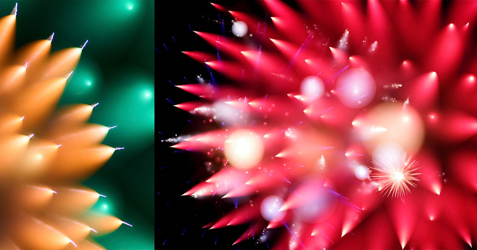 Photographer's Stunning Abstract Fireworks Pictures Defy Convention