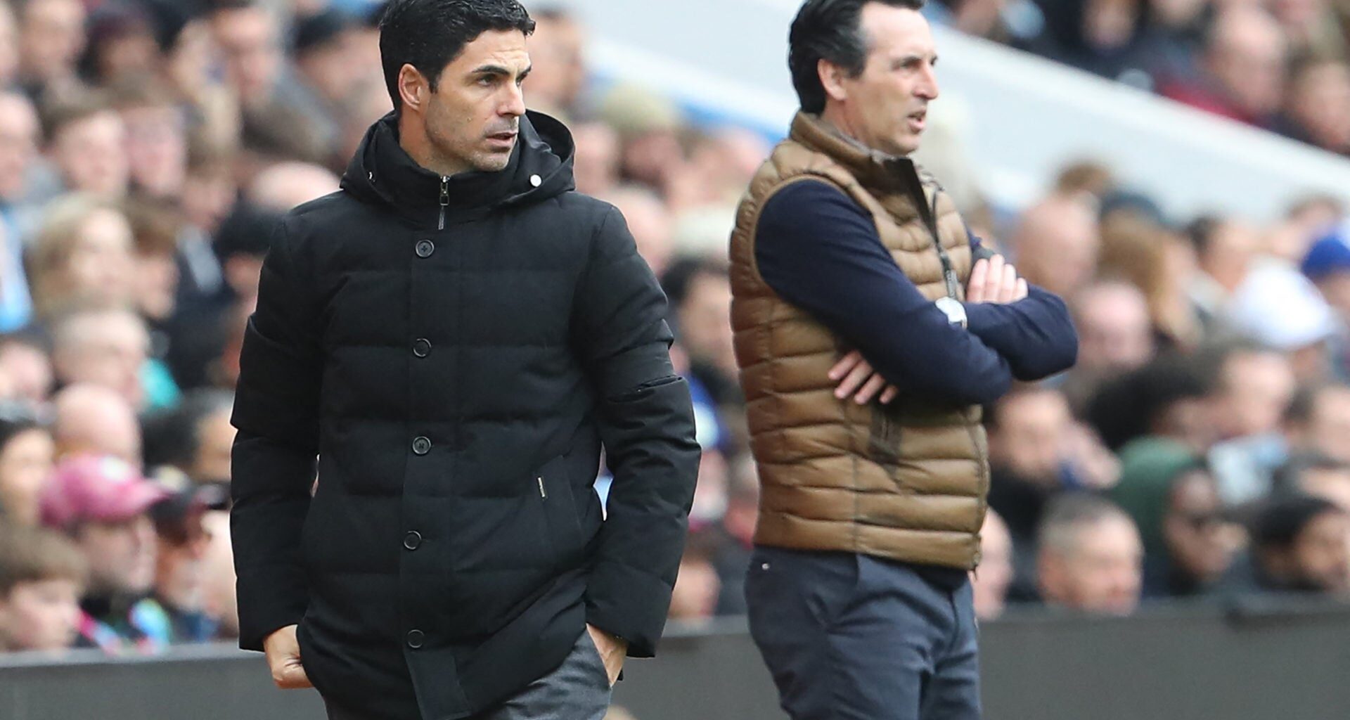 Arsenal boss Mikel Arteta issues a short response after Unai Emery's handshake snub
