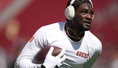 49ers’ Brandon Aiyuk apologizes after showing himself speeding in video