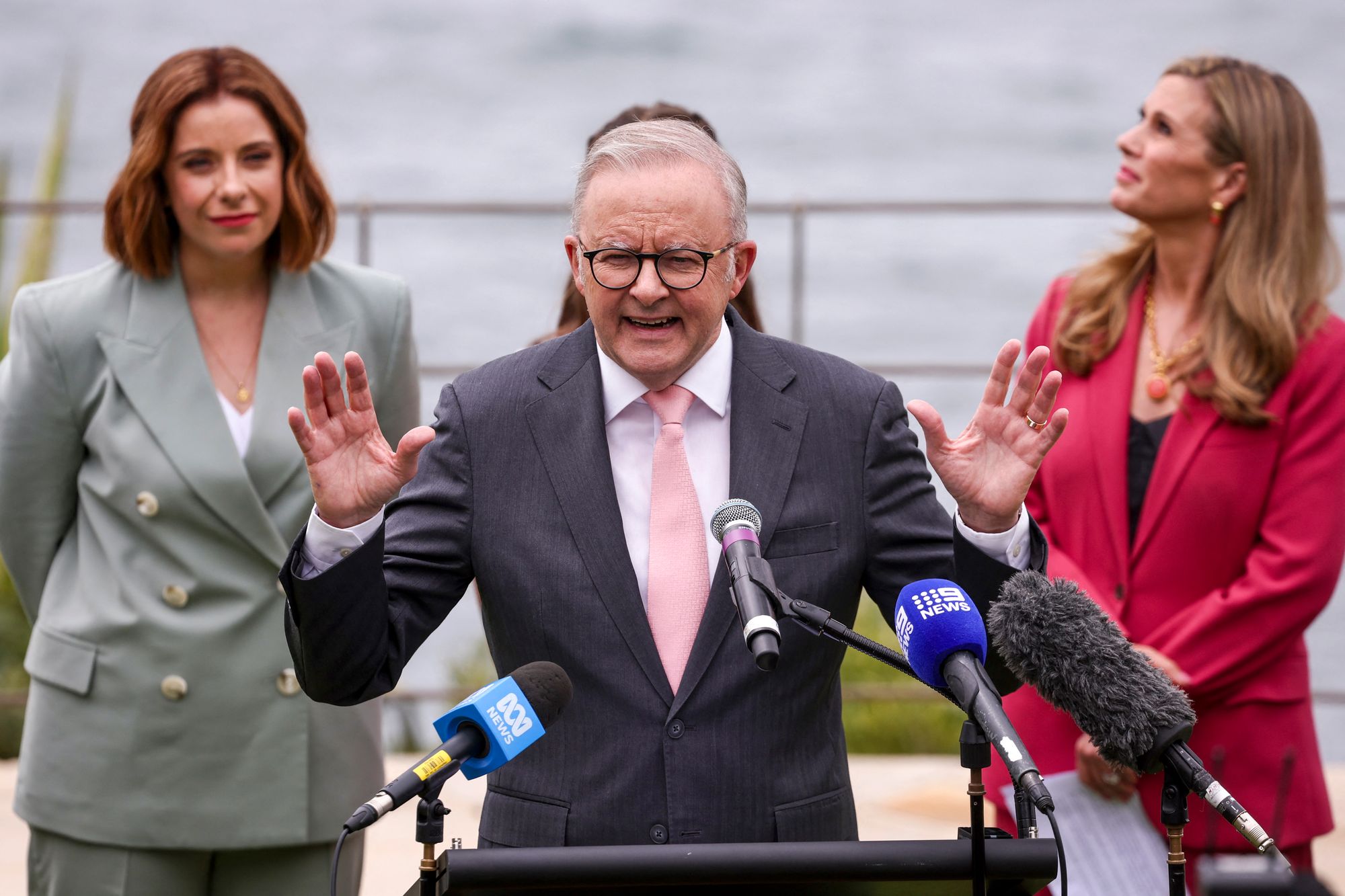 Australia's prime minister Anthony Albanese speaks during an official function to mark the start of Australia's social media reform at Kirrilbilli House in Sydney on 10 December 2025