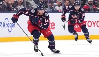 Penguins acquire Yegor Chinakhov in trade from Blue Jackets