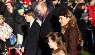 Kate Middleton Puts a Sophisticated Spin on Festive Plaid for Christmas Day at Sandringham