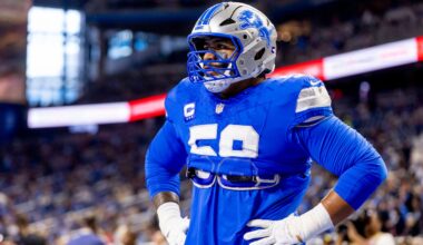 Lions’ Sewell unhappy about Christmas Day game against Vikings
