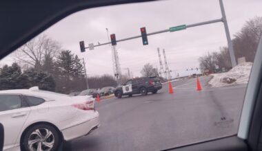 Breaking News: Eola closed northbound due to gas leak