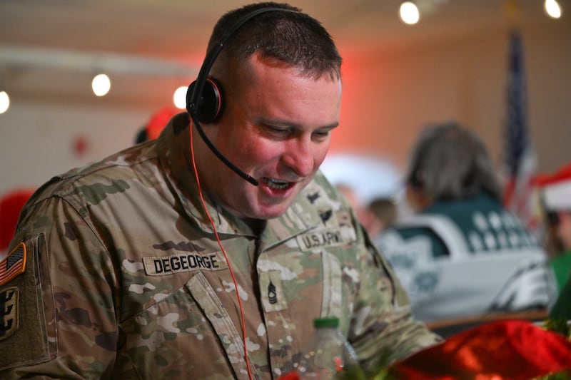 NORAD volunteers tracking Santa