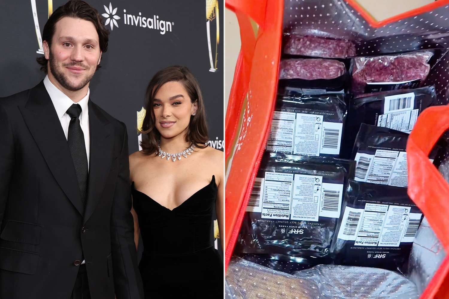 Josh Allen and Hailee Steinfeld Gifted His Offensive Lineman a 'Quarter of a Cow'