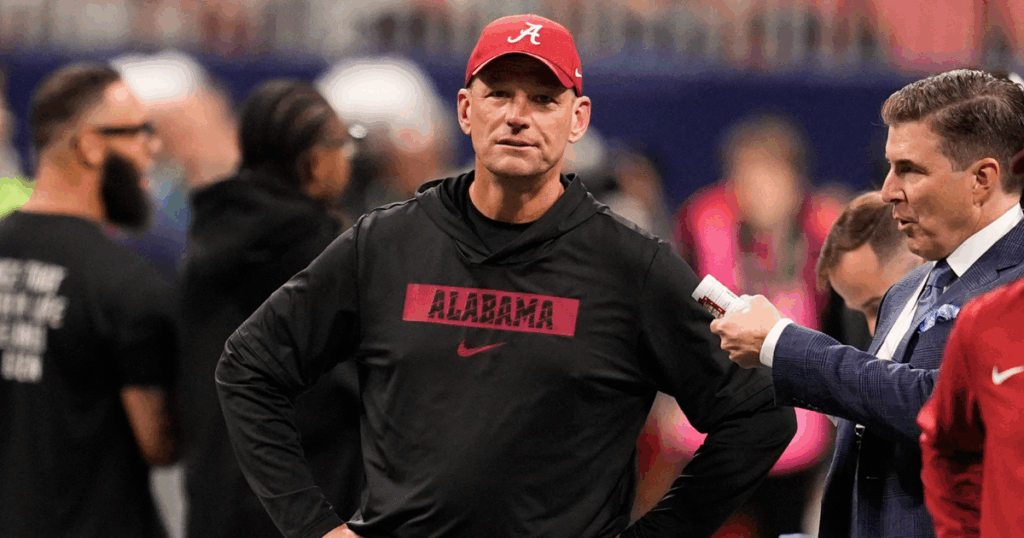 Alabama coach Kalen DeBoer