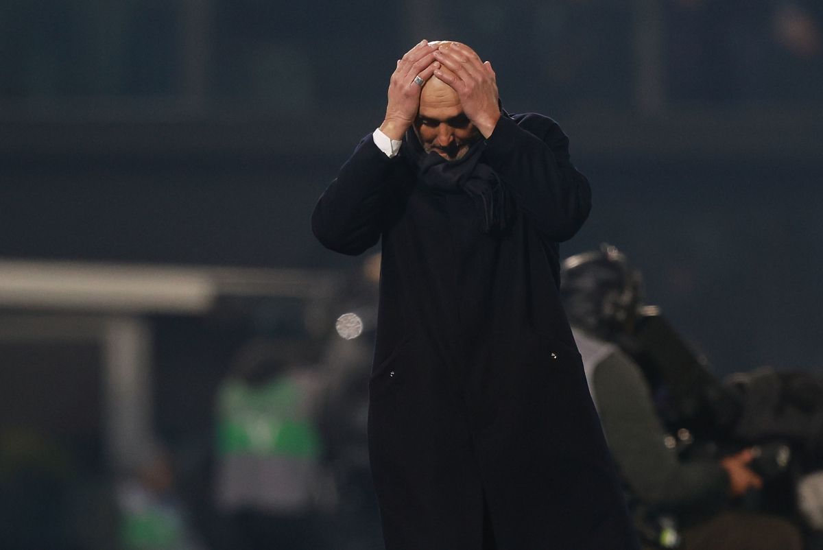 PISA, ITALY - DECEMBER 27: Head coach and manager of Juventus FC Luciano Spalletti reacts during the Serie A match between Pisa SC and Juventus FC at Arena Garibaldi on December 27, 2025 in Pisa, Italy. (Photo by Gabriele Maltinti/Getty Images)