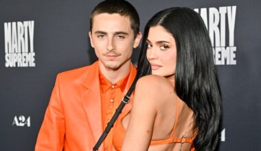Timothée Chalamet, Kylie Jenner At 'Marty Supreme' L.A. Premiere: Photos