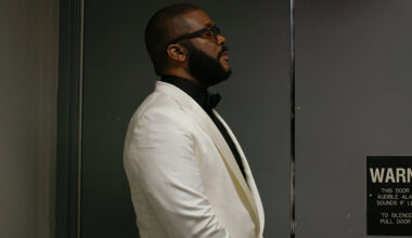 Tyler Perry is seen in this still from the documentary Maxine's Baby: The Tyler Perry Story.