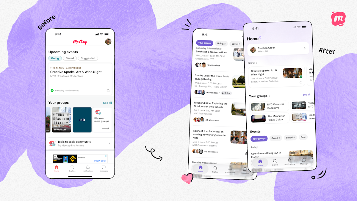 Meetup's new mobile app is designed to make it easier to meet people IRL