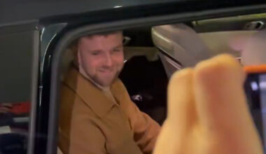 Niclas Fullkrug arrives for his AC Milan medical, on loan from West Ham United