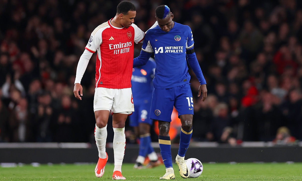 Nicolas Jackson and Gabriel