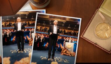 UCSB physicists accept Nobel Prizes in Sweden