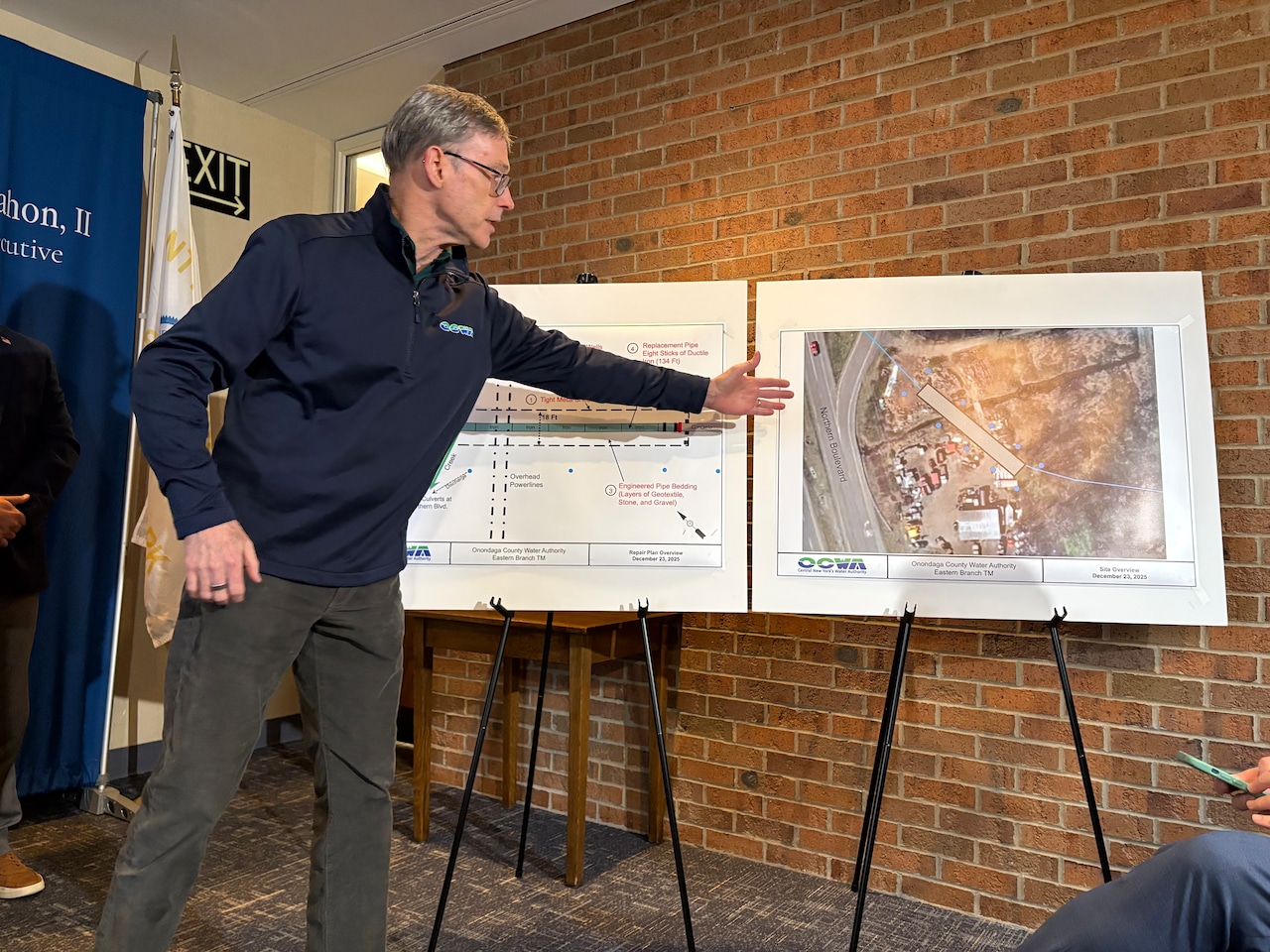 OCWA water pipe rupture