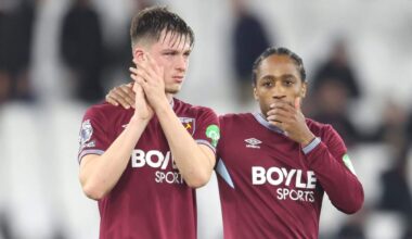 The image that summed up all that is wrong at West Ham