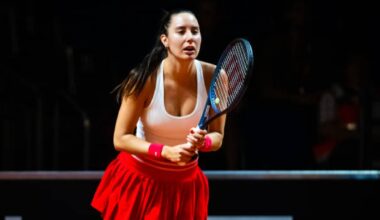 Tennis player Océane Dodin, who got breast implants, signs sponsorship deal with OnlyFans. Photo: Gettyimages
