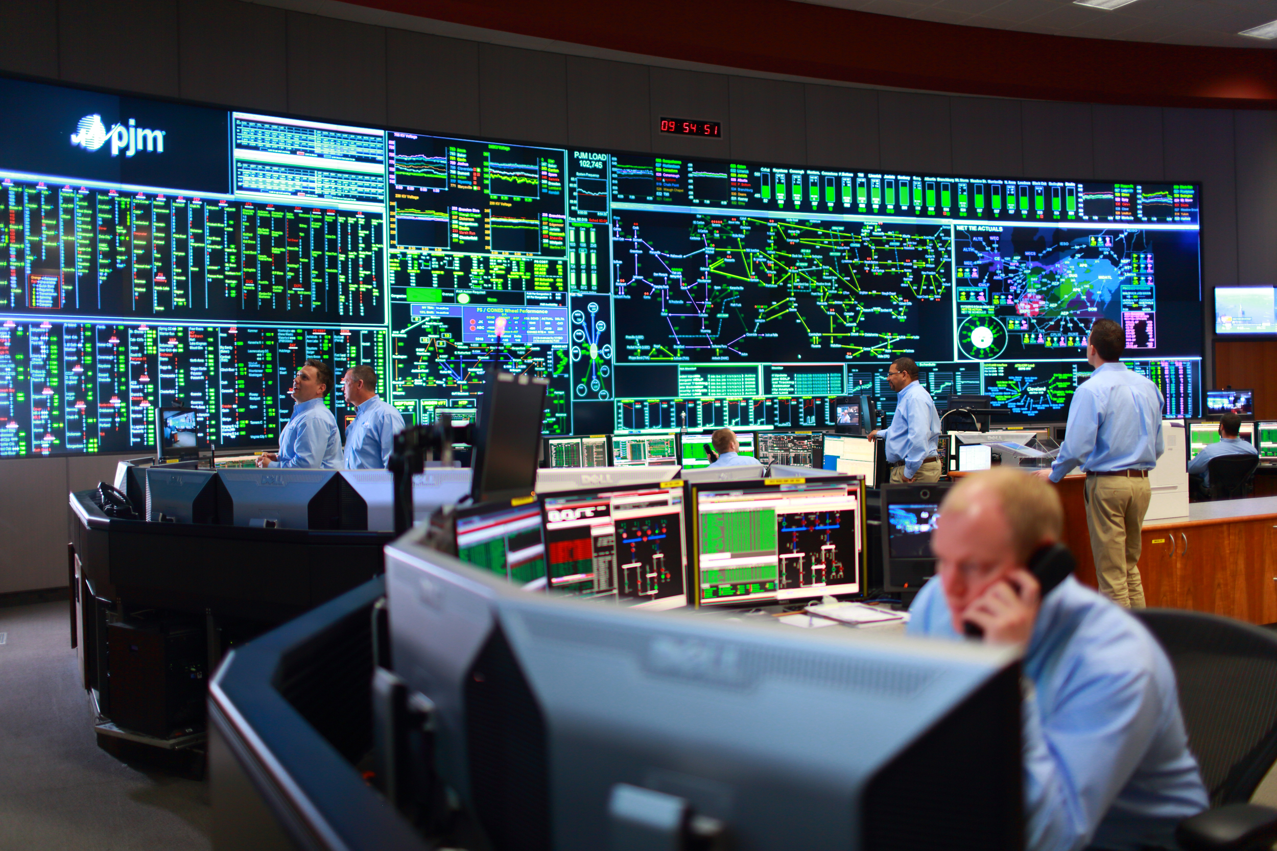 A view of the PJM Interconnection control room in Valley Forge, Pa. Credit: PJM Interconnection