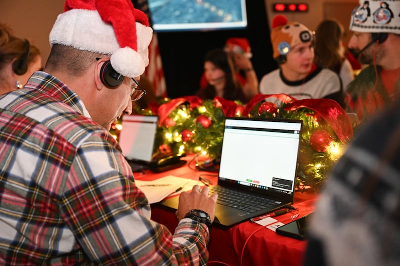 NORAD volunteers tracking Santa