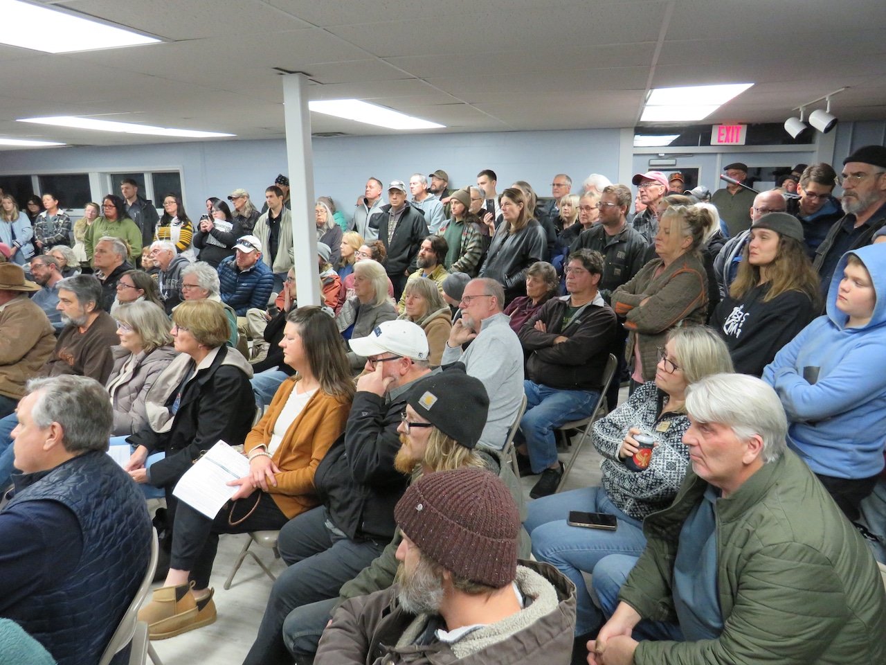 Standing room only in Fife Lake