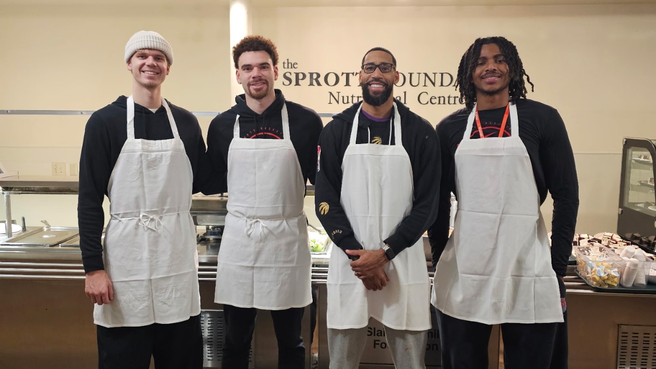 Raptors step away from basketball to connect with, 'serve' community