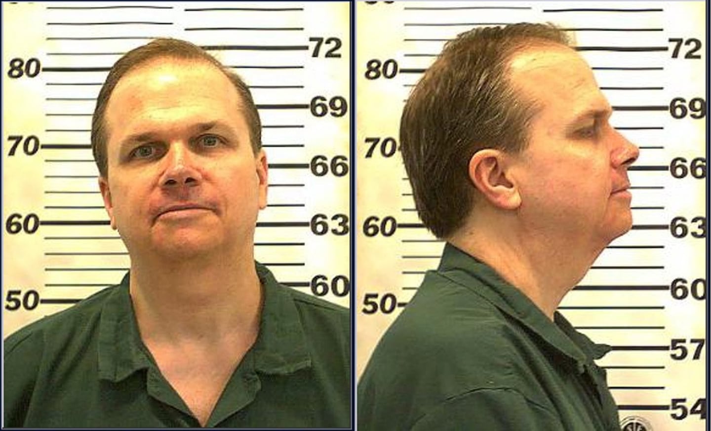 A file handout photo released by the New York State Department of Correctional Services dated July 28, 2010, at Attica Prison shows Mark David Chapman, who was convicted of murdering John Lennon outside Lennon's Manhattan apartment on Dec. 8, 1980. 