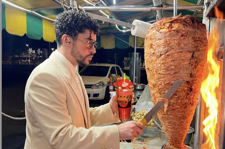El Jalapeño: Bad Bunny working second shift on taco stand in Mexico City after poor sales