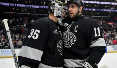 Practice Notebook - Kuemper Update, Kopitar Maintenance Day, Expected To Play in COL, Today's Focus