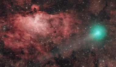 See Comet Swan Illuminate The Pillars Of Creation In This Once In A Lifetime Shot