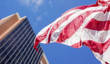 A flag outside the federal courthouse in Philadelphia.